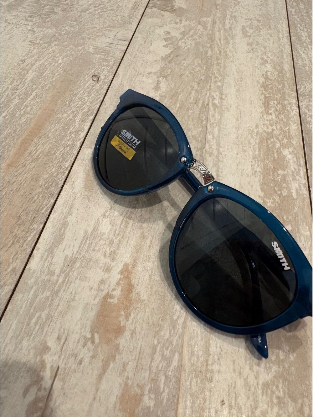 Smith Questa Archive Polarized Sunglasses Cool Blue 50-19-140 Retro 90s